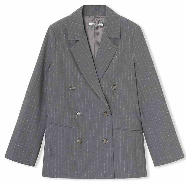 stribet blazer