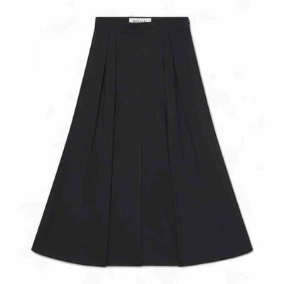 skirt wide poplin