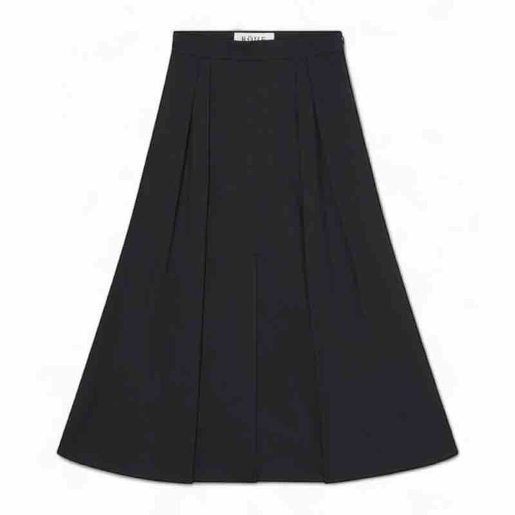 skirt wide poplin