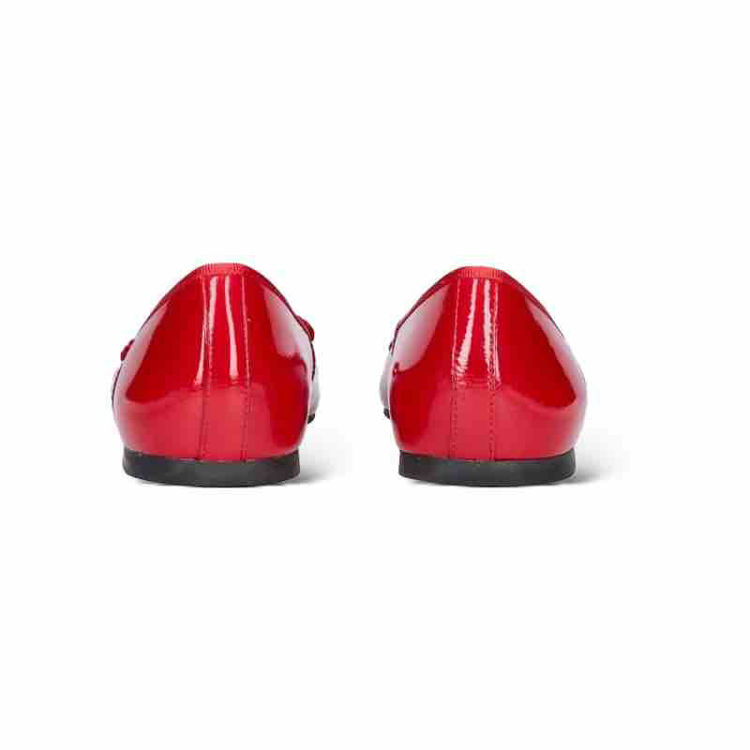 ballerina rosario red leather