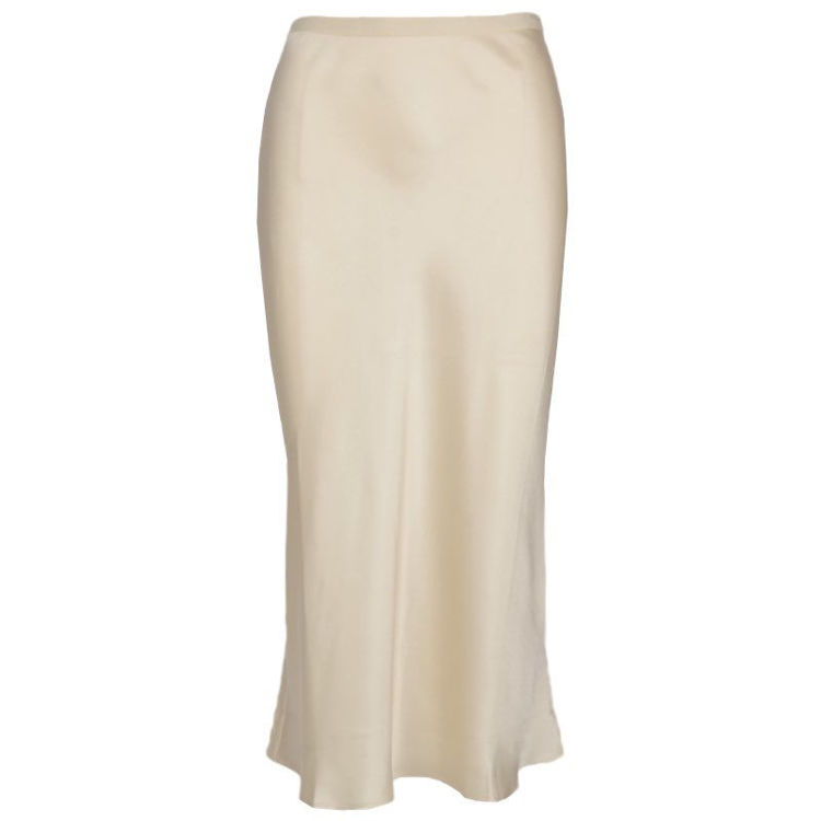 Bar silk skirt
