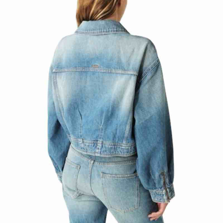 kort denim jakke