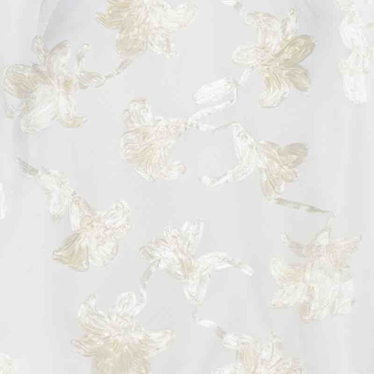 flower mesh mini dress