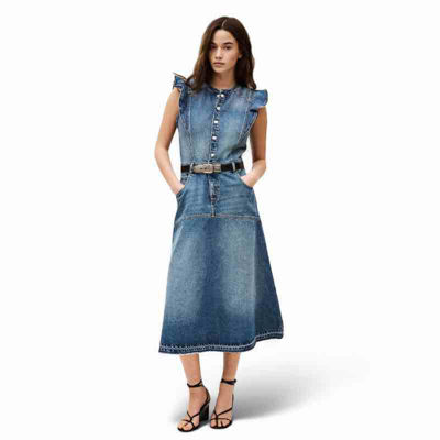 denim kjole