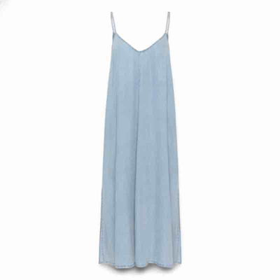 denim slip dress