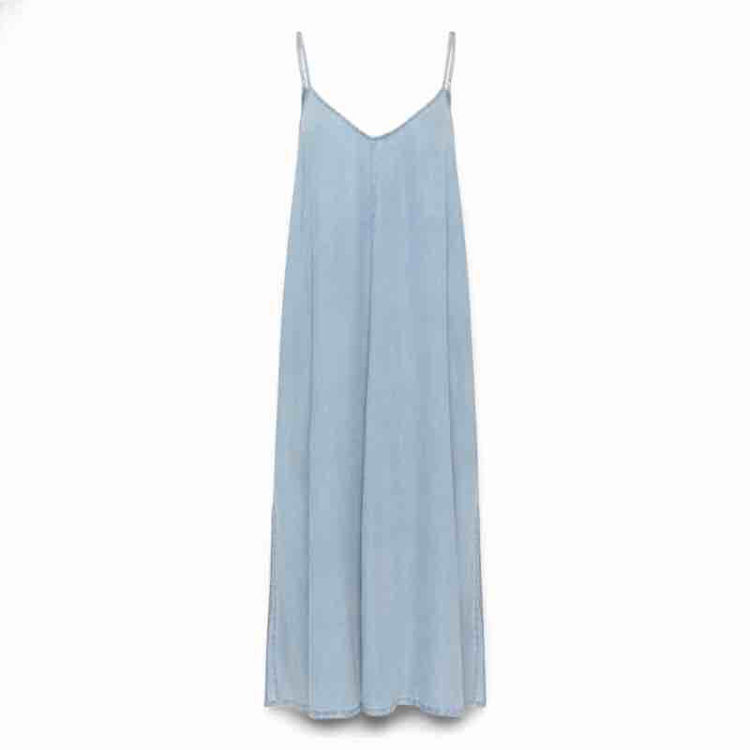 denim slip dress