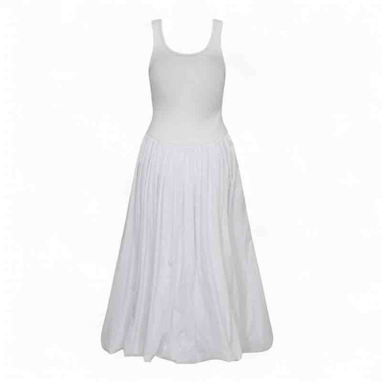 ballon jersey dress