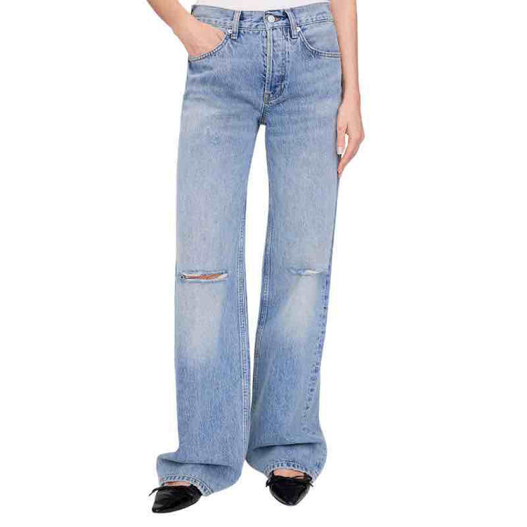 hugh jeans med hul