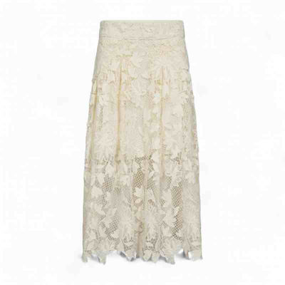 blonde mid skirt