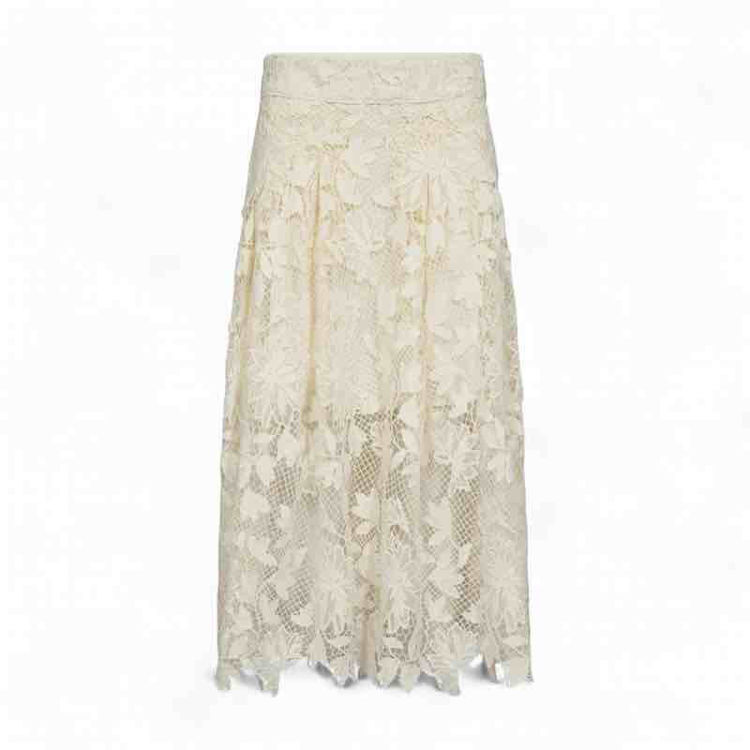 blonde mid skirt