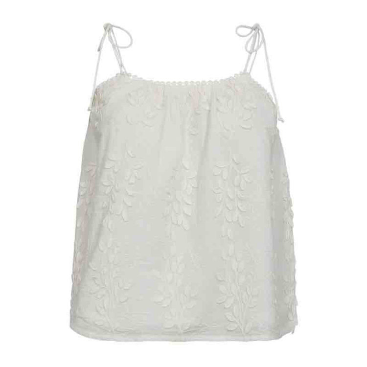 top blomst broderi