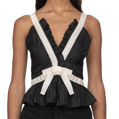 Thalia ramie top