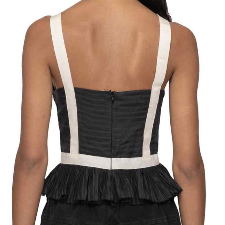 Thalia ramie top