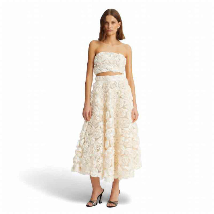blomster maxi nederdel