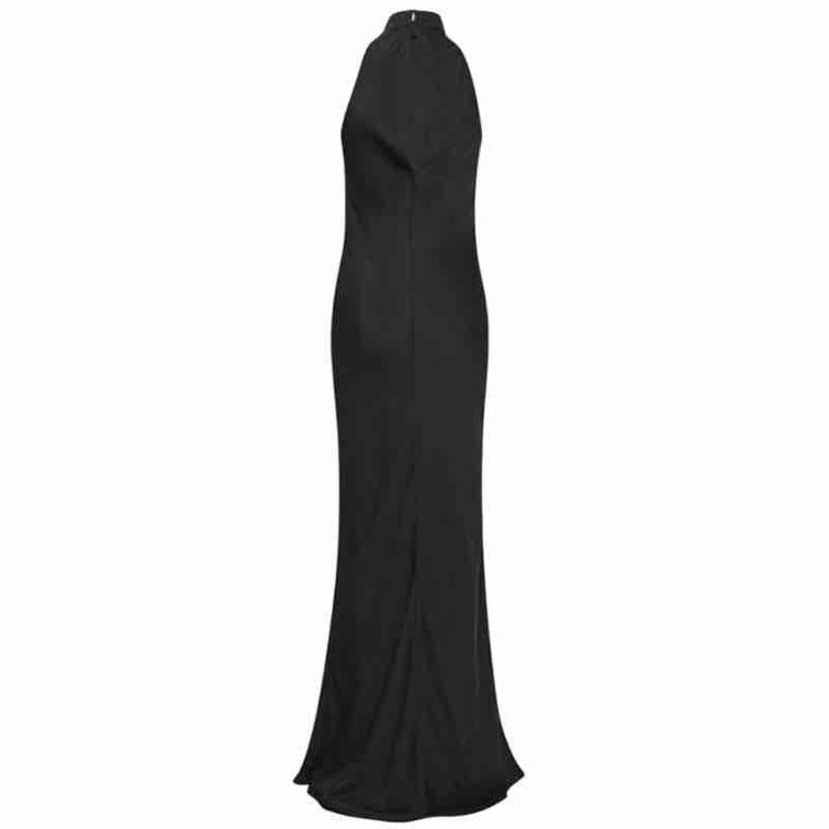 satin maxi dress