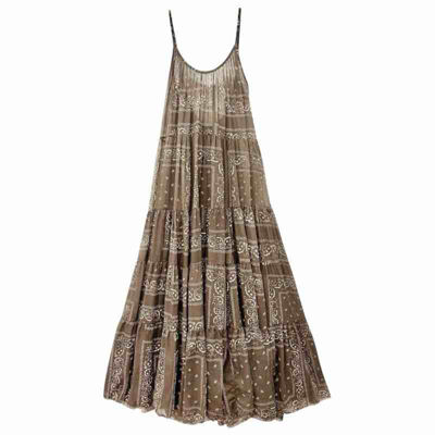 slip dress print