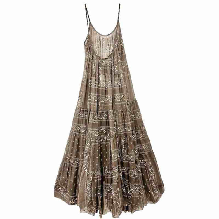 slip dress print