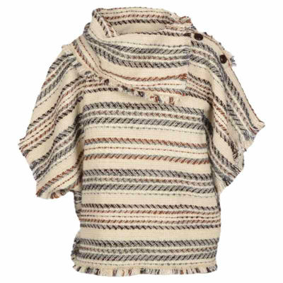 poncho boucle