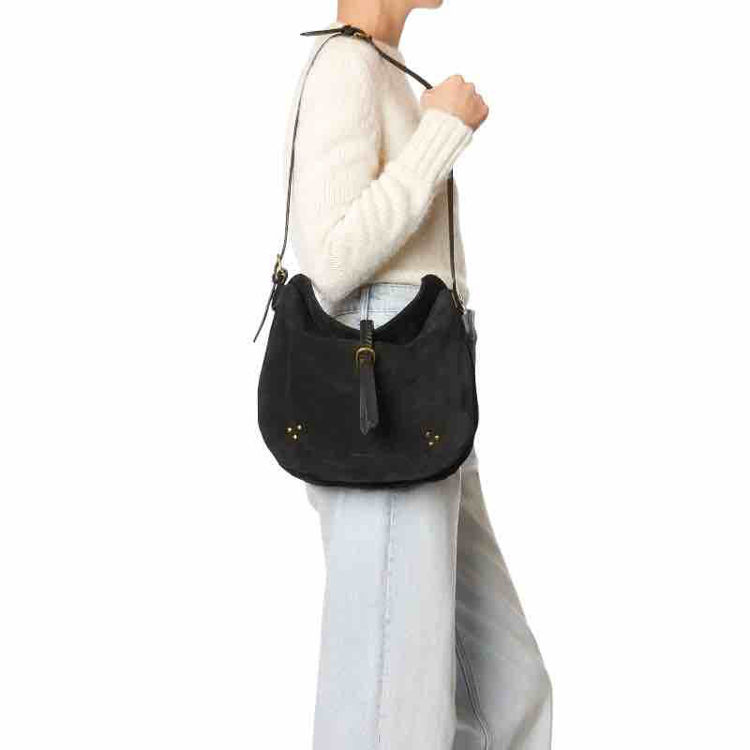 saddelback taske suede