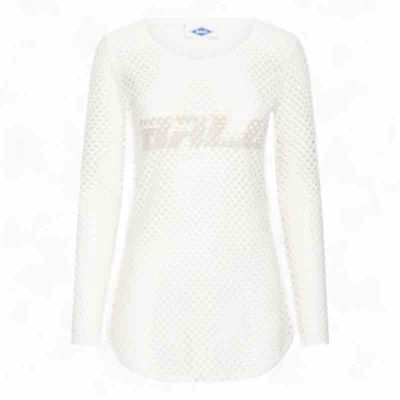 mesh long sleeve tee