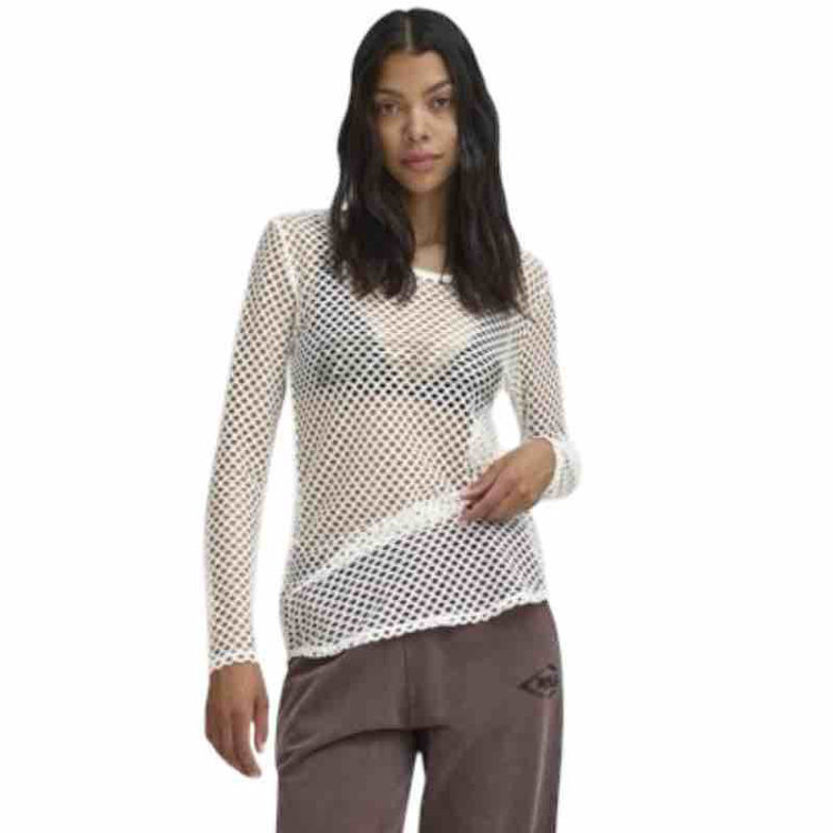 mesh long sleeve tee
