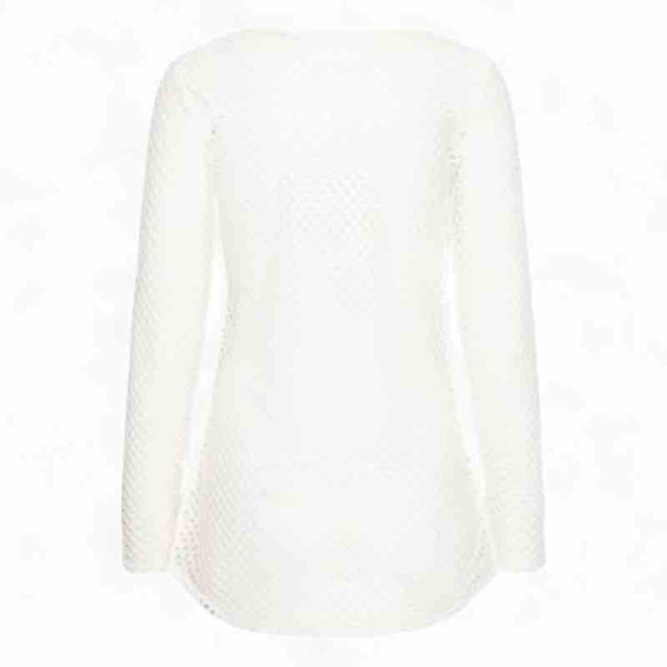 mesh long sleeve tee
