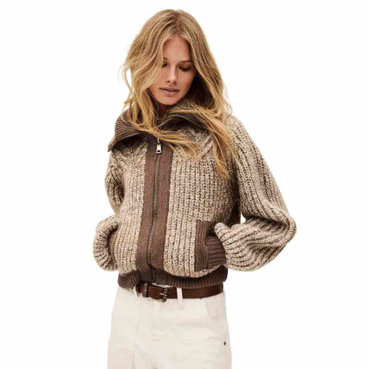 strik cardigan zip