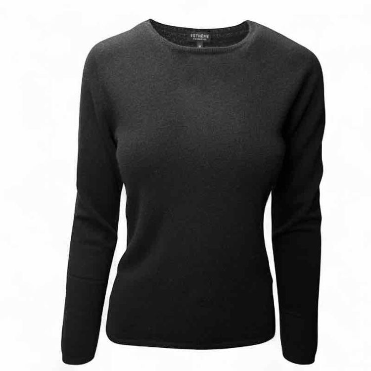 strik rund hals cashmere