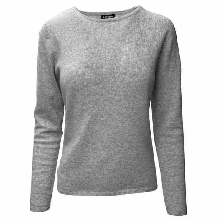 strik rund hals cashmere