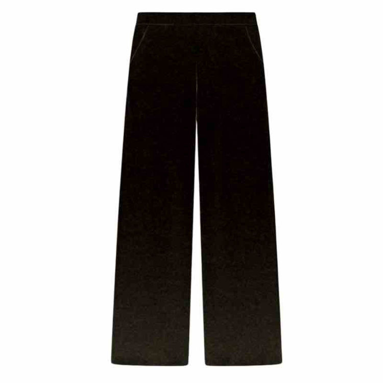 wide leg viscose trousers