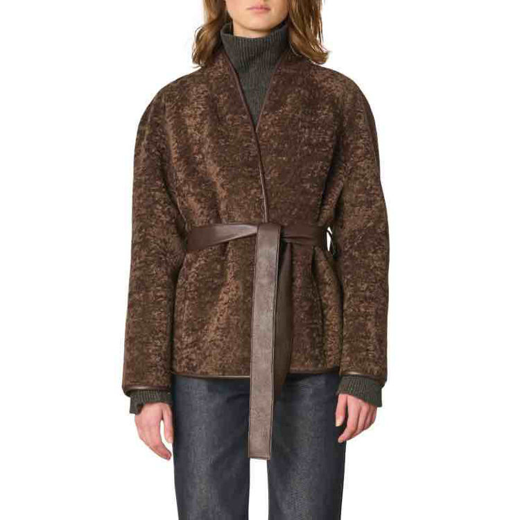 Reversible faux fur jacket