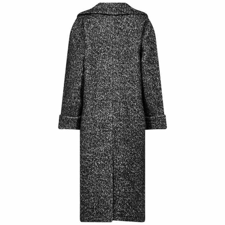 Zag lang boucle jakke
