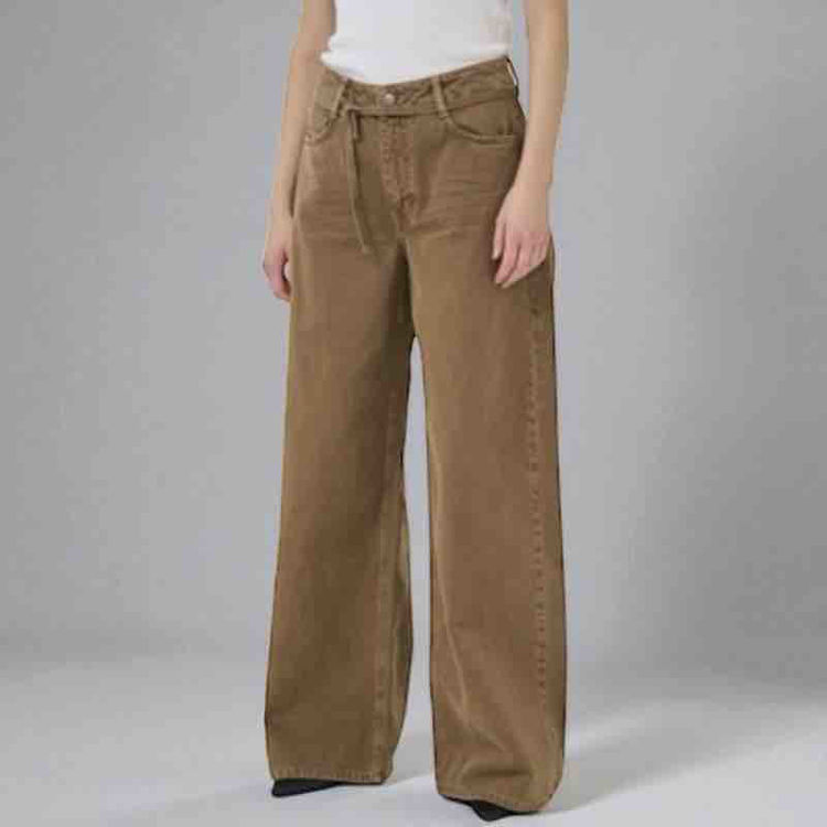 vidde jeans med snørre