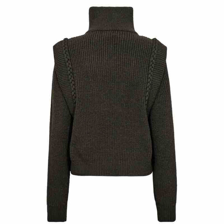 half zip knit