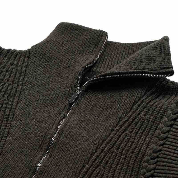 half zip knit