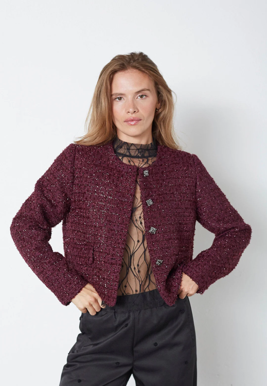 boucle jakke
