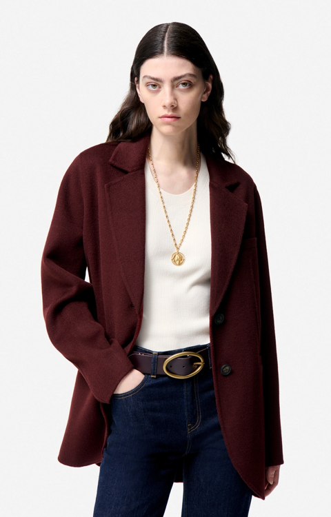 Uld blazer jakke