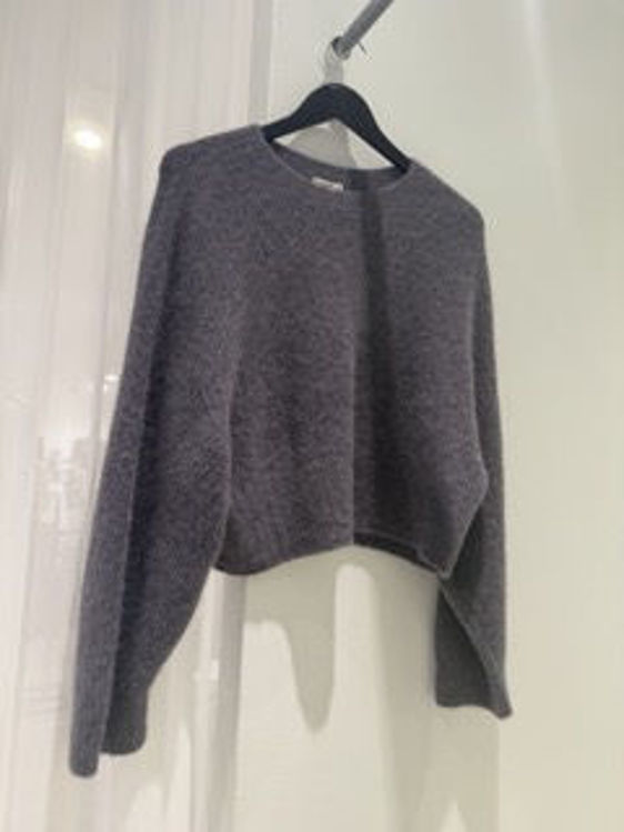 strik mohair lang ærmet